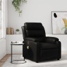 Fauteuil de massage inclinable noir similicuir 582324582324