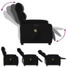 Fauteuil de massage inclinable noir similicuir 582324582324