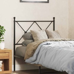 Tête de lit de remplacement métal noir 75 cm 582338582338