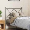 Tête de lit de remplacement métal noir 75 cm 582338582338