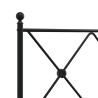 Tête de lit de remplacement métal noir 75 cm 582338582338
