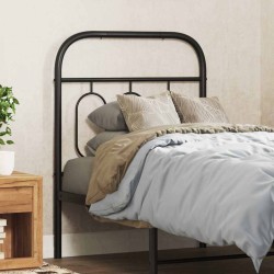 Tête de lit de remplacement métal noir 75 cm 582343582343