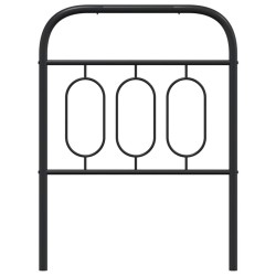 Tête de lit de remplacement métal noir 75 cm 582343582343