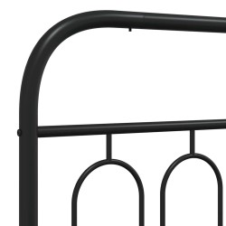 Tête de lit de remplacement métal noir 75 cm 582343582343