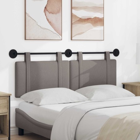 Tête de lit suspendue Taupe Tissu 582354582354