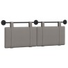 Tête de lit suspendue Taupe Tissu 582354582354