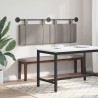 Tête de lit suspendue Taupe Tissu 582354582354