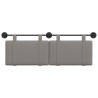 Tête de lit suspendue Taupe Tissu 582354582354