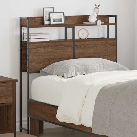 Tête de lit de rangement Chêne marron Bois d'ingénierie 582355582355