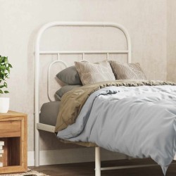 Tête de lit de remplacement métal blanc 75 cm 582356582356