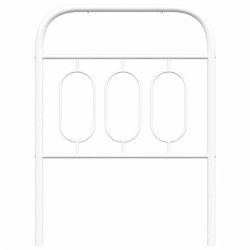Tête de lit de remplacement métal blanc 75 cm 582356582356