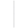 Tête de lit de remplacement métal blanc 75 cm 582357582357