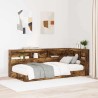 Tête de lit de rangement Chêne fumé 90 cm Bois d'ingénierie 582358582358