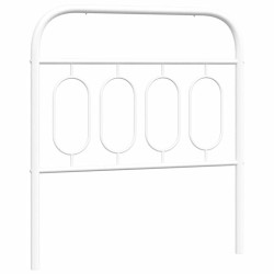 Tête de lit de remplacement métal blanc 80 cm 582359582359