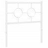 Tête de lit de remplacement métal blanc 80 cm 582360582360