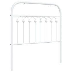 Tête de lit de remplacement métal blanc 90 cm 582361582361