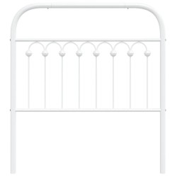 Tête de lit de remplacement métal blanc 90 cm 582361582361