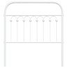 Tête de lit de remplacement métal blanc 90 cm 582361582361