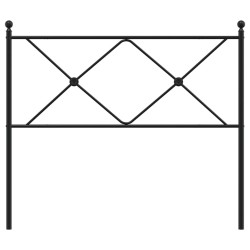 Tête de lit de remplacement métal noir 100 cm 582362582362
