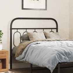 Tête de lit de remplacement métal noir 107 cm 582363582363