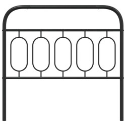 Tête de lit de remplacement métal noir 107 cm 582363582363