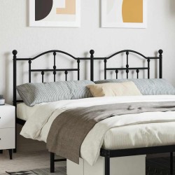 Tête de lit de remplacement métal noir 160 cm 582364582364