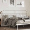 Tête de lit de remplacement métal blanc 160 cm 582365582365