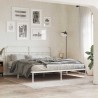 Tête de lit de remplacement métal blanc 160 cm 582365582365