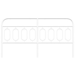 Tête de lit de remplacement métal blanc 160 cm 582365582365