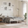 Tête de lit de remplacement métal blanc 150 cm 582366582366