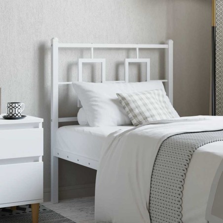 Tête de lit de remplacement métal blanc 75 cm 582368582368