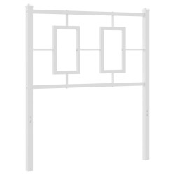 Tête de lit de remplacement métal blanc 75 cm 582368582368