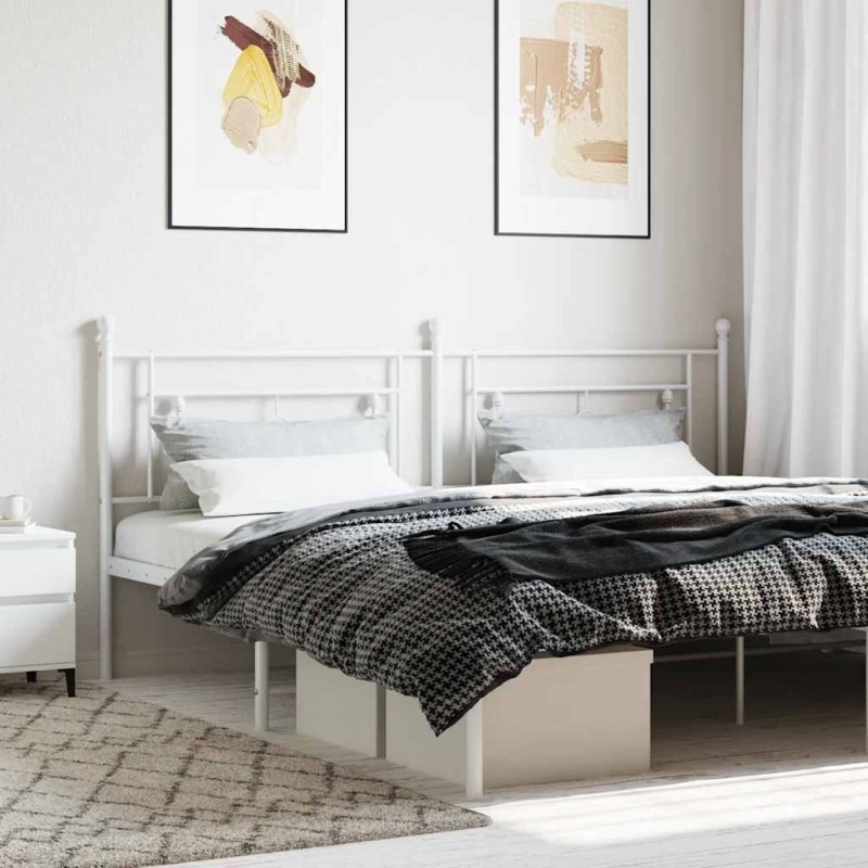 Tête de lit de remplacement métal blanc 200 cm 582369582369