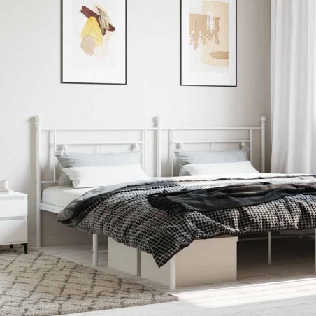 Tête de lit de remplacement métal blanc 200 cm 582369582369