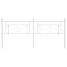 Tête de lit de remplacement métal blanc 200 cm 582369582369