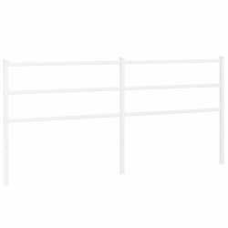 Tête de lit de remplacement métal blanc 200 cm 582377582377
