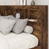Tête de lit de rangement Chêne fumé 140 cm Bois d'ingénierie 582380582380