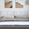 Tête de lit de remplacement métal blanc 193 cm 582383582383
