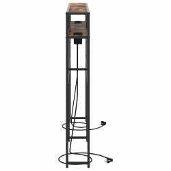 Tête de lit de rangement Chêne fumé Bois d'ingénierie 582384582384