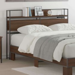 Tête de lit de rangement Chêne marron Bois d'ingénierie 582385582385