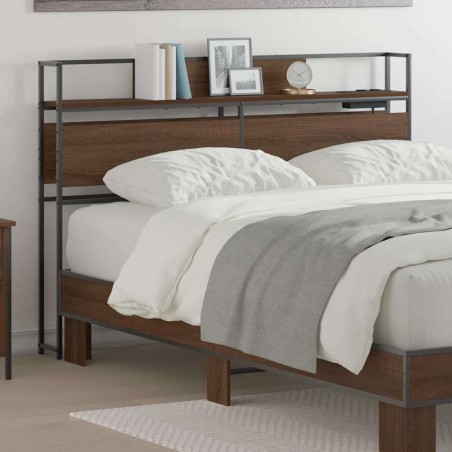 Tête de lit de rangement Chêne marron Bois d'ingénierie 582385582385