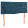 Tête de lit Bleu foncé 80x5x78/88 cm Velours 582399582399
