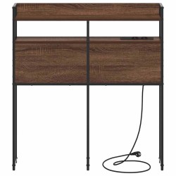 Tête de lit de rangement Chêne marron Bois d'ingénierie 582402582402