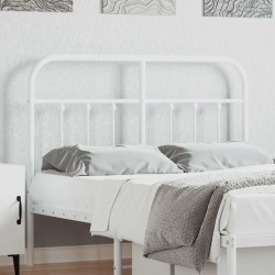 Tête de lit de remplacement métal blanc 120 cm 582403582403