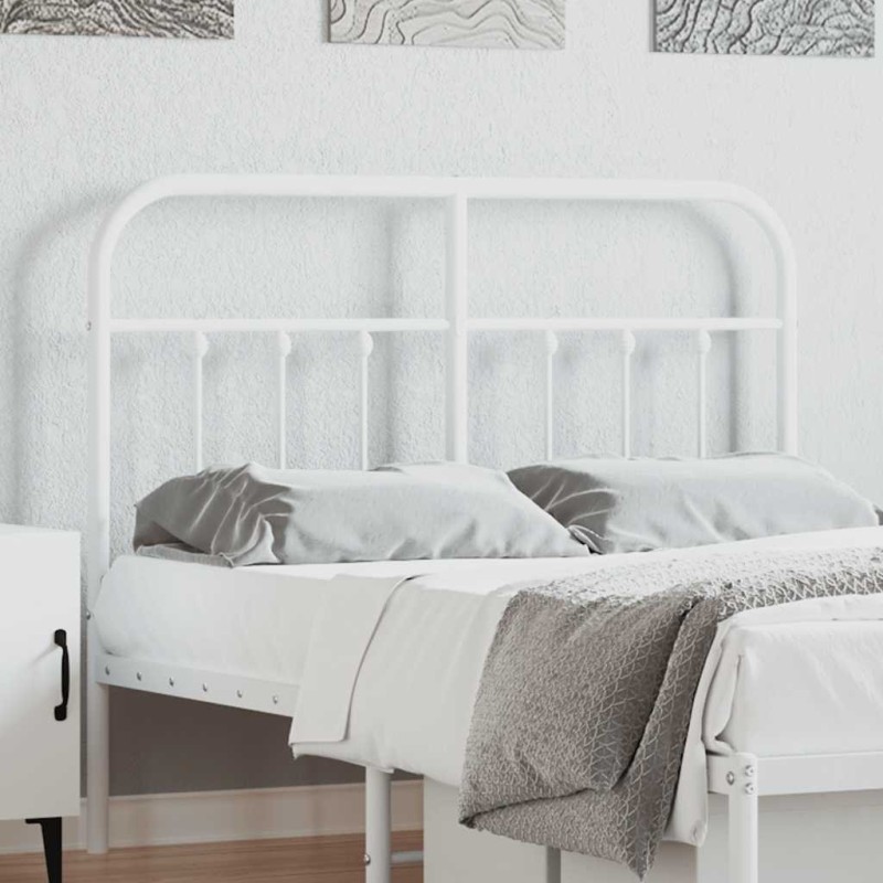 Tête de lit de remplacement métal blanc 120 cm 582403582403