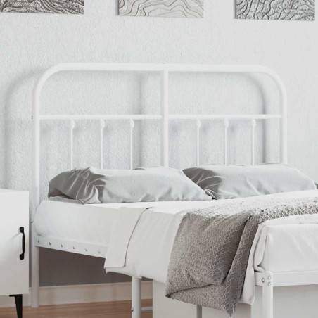 Tête de lit de remplacement métal blanc 120 cm 582403582403