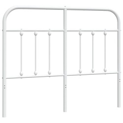 Tête de lit de remplacement métal blanc 120 cm 582403582403
