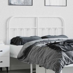 Tête de lit de remplacement métal blanc 120 cm 582403582403