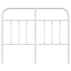 Tête de lit de remplacement métal blanc 120 cm 582403582403