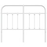 Tête de lit de remplacement métal blanc 120 cm 582403582403